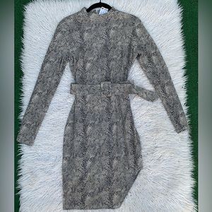 Animal Print Suede Dress *NWT* 🏷️